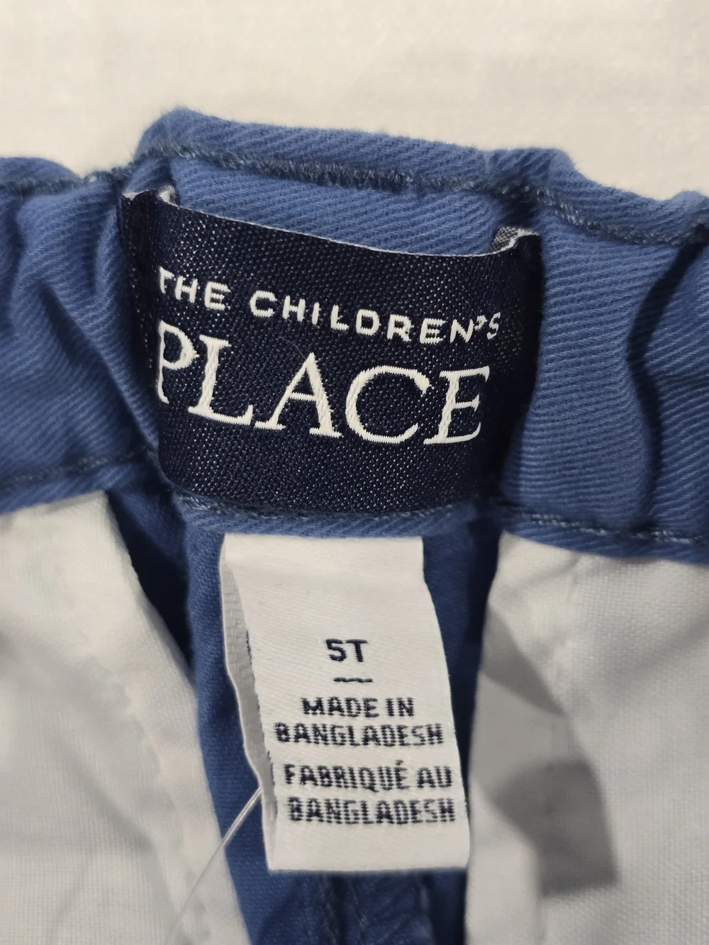The Children's Place Boys Classic Straight-Leg Chino Pants - Slim 5T-  Blue
